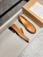 J.M.WESTON Brown calfskin Leather Shoes-J.M.WESTON Man Business Leather Shoes